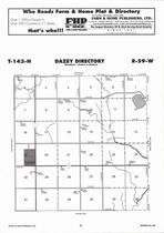 Dazey Township Directory Map, Barnes County 2007